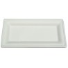 Plat rectangular compostable premium pack 50u