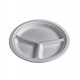 Plat compostable 26 cm 3 comp. pack 50 u