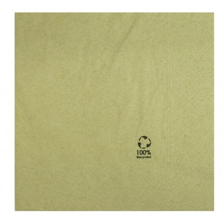 Paquet tovallons paper reciclat 2 capes 33x33cm